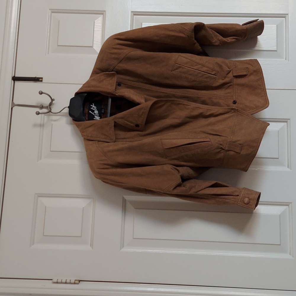 Women's Leather Jacket, Medium - image 1